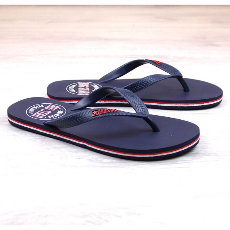 Marineblaue Flip-Flops von Big Star M JJ174537 2