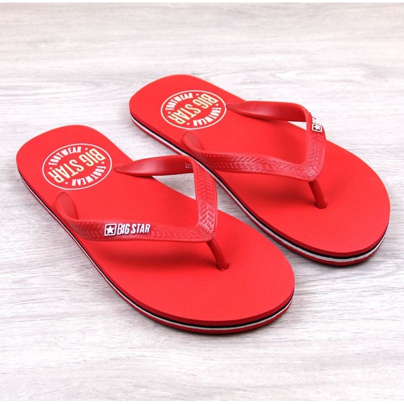 Big Star M JJ174538 rote Flip-Flops 1