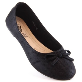 Ballerinas mit Schleife eVento W 1136 schwarz 1