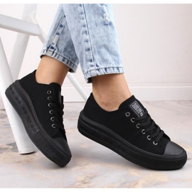 Sneakers auf der Plattform Big Star W INT1874A schwarz 2