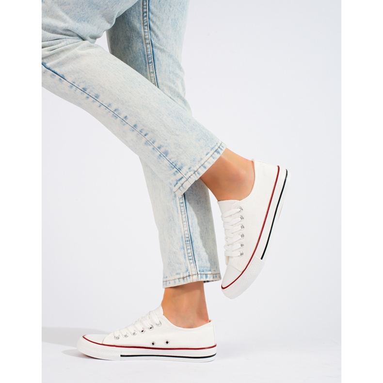 J. Star Klassische weiße Turnschuhe 2