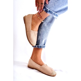 PG1 Espadrilles aus Wildleder zum Hineinschlüpfen für Damen Beige Corry 5