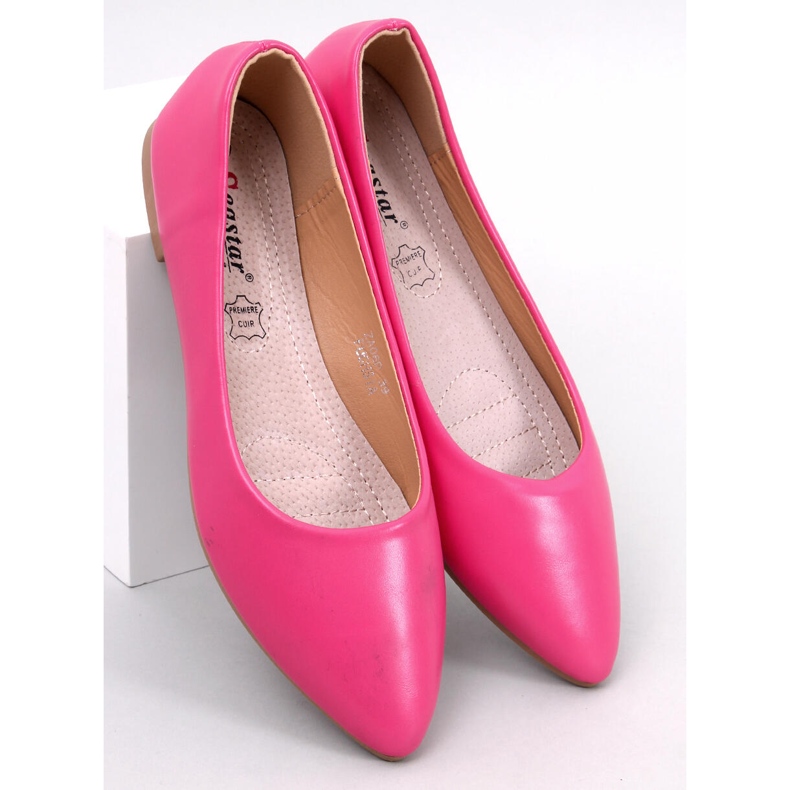 BM Ballerinas „Trento Fuchsia“ mit Lederinnensohle rosa 1