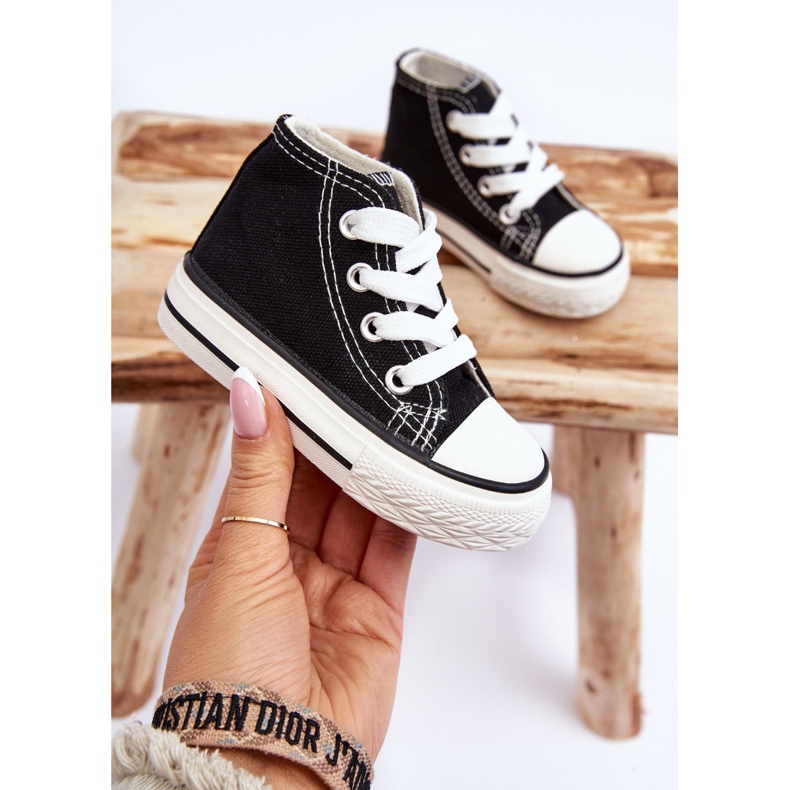 High Sneakers für Kinder Schwarz Filemon 1