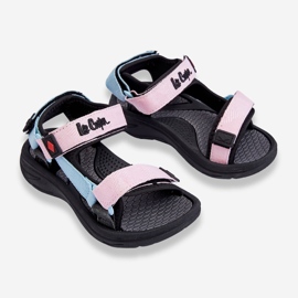 Lee Cooper Kindersandalen LCW-23-34-1687 Blau-Pink rosa 2