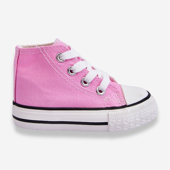 Hohe Kindersneaker Pink Filemon rosa 1