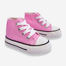 Hohe Kindersneaker Pink Filemon rosa 2