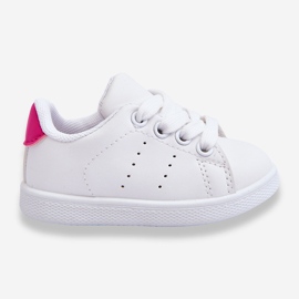 FR1 Kinder-Sportschuhe Miles in Weiß und Rosa 1