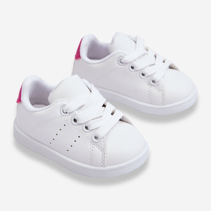 FR1 Kinder-Sportschuhe Miles in Weiß und Rosa 2