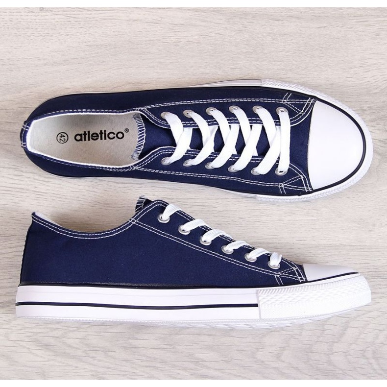 Niedrige Sneakers Atletico ATC239C Marineblau 2