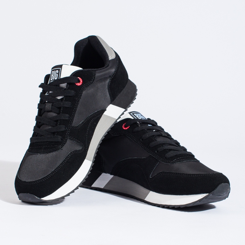 Herren-Sportschuhe schwarz Big Star LL174158 Memory-Schaum 2