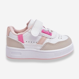 FR1 Klassische Kinder-Sportschuhe in Weiß und Pink Marlin 1