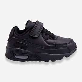 FR1 Kinder-Plateau-Sneaker aus Leder in Schwarz von Lori 1