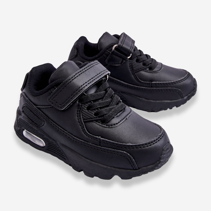 FR1 Kinder-Plateau-Sneaker aus Leder in Schwarz von Lori 2