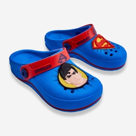 Zaxy Kinder Crocs Superman Grendene Kids JJ385004 Blau 2