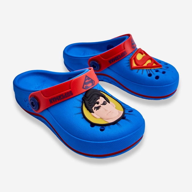 Zaxy Kinder Crocs Superman Grendene Kids JJ385004 Blau 2