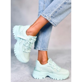 Plateau-Sneaker Bains Green grün 1