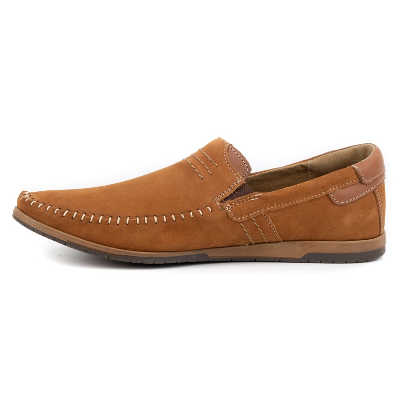 KOMODO Herren Lederslipper 876 camel mehrfarbig 1
