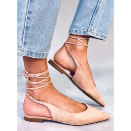 Dentoni Nude Slingback Ballerinas beige 2