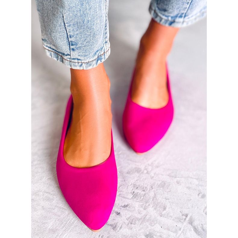 Seastar Keys Ballerinas mit Lederinnensohle in Fuchsia rosa 1