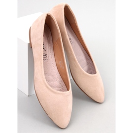 Seastar Keys Ballerinas aus beigefarbenem Leder mit Innensohle 1