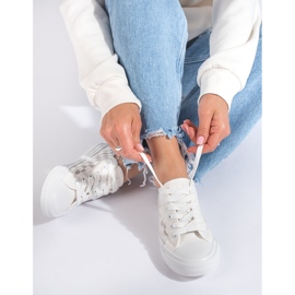 Weiße Damen-Sneaker Big Star LL274071 1