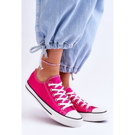 FR1 Klassische Low-Top-Sneakers für Damen in Fuchsia Vegas rosa 1