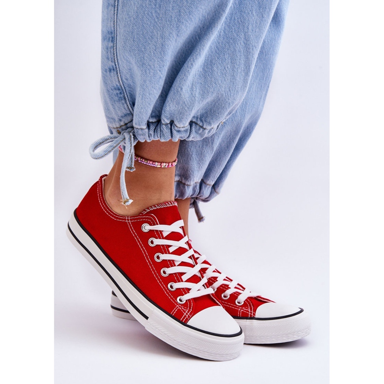 FR1 Klassische niedrige Damen-Sneakers Red Vegas rot 1