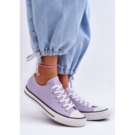 Klassische Low-Top-Sneaker für Damen Lila Vegas violett 1