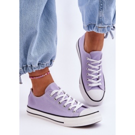 Klassische Low-Top-Sneaker für Damen Lila Vegas violett 2
