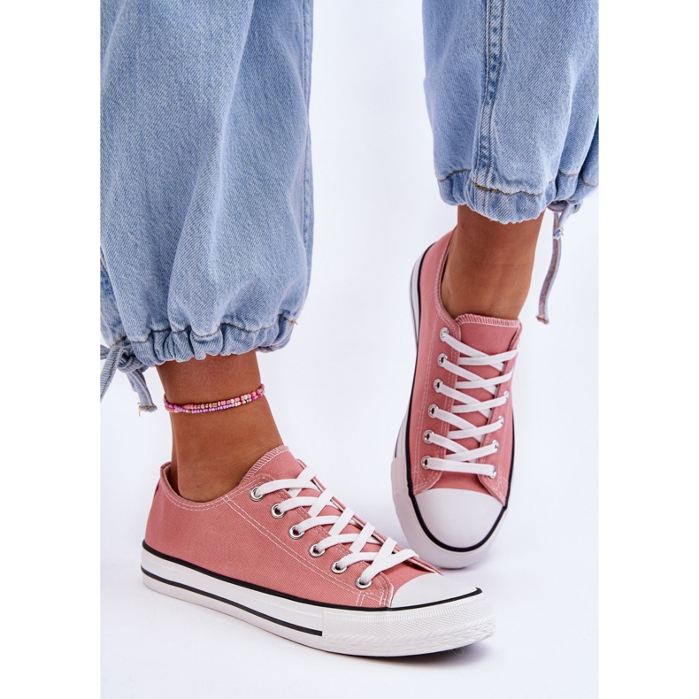 FR1 Klassische niedrige Damen-Sneaker in Dunkelrosa Vegas 2