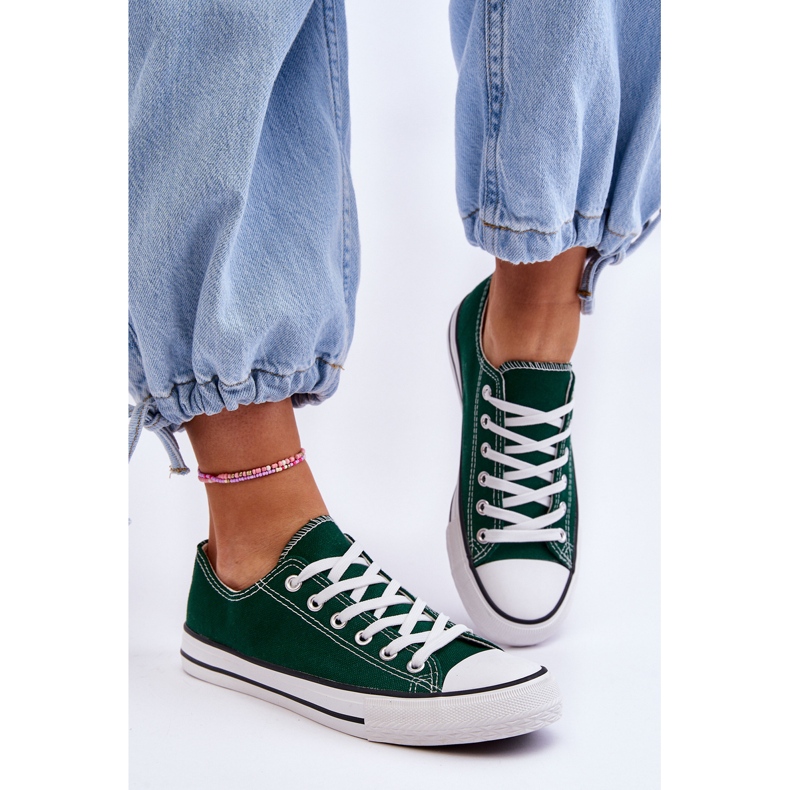 FR1 Klassische niedrige Damen-Sneakers Green Vegas grün 2