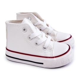 Kinder-High-Top-Sneaker, Weiß 4
