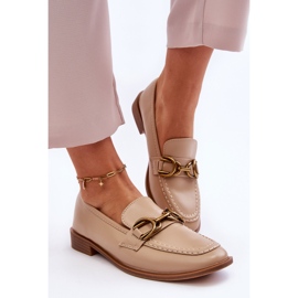 WS1 Klassische Damen-Loafer Beige Lorien 2