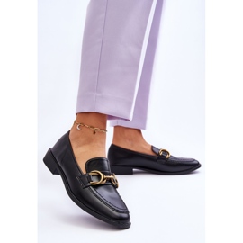 WS1 Klassische Damen-Loafer Schwarz Lorien 2
